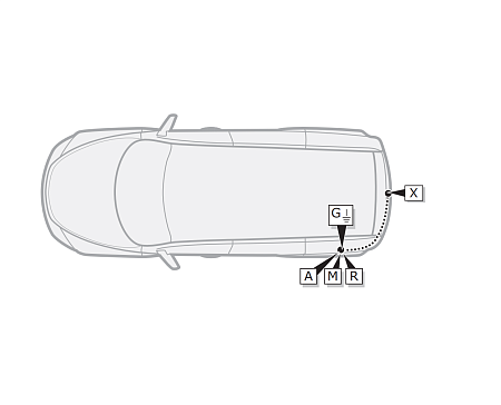Электрика фаркопа ECS (13 pin) для Audi Q7 2015-2020 AU068H1 в 