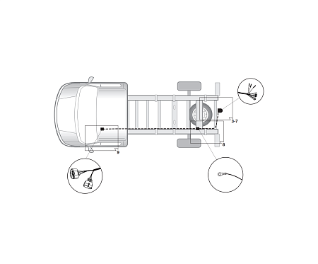 Электрика фаркопа Hak-System (13 pin) для Renault Master 2014- 21500606 в 