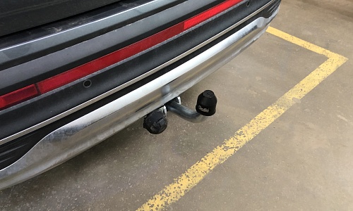 Установили фаркоп Galia для Hyundai Santa Fe 2021-2023 г.в.