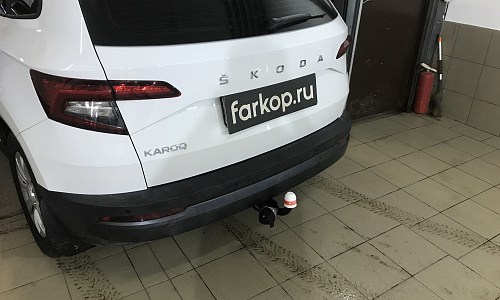 Установили фаркоп Трейлер для Skoda Karoq 2021 г.