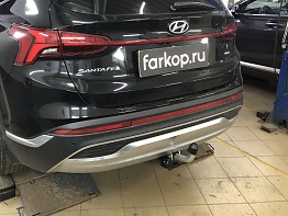 Установили фаркоп Galia для Hyundai Santa Fe 2020-2024 г. в.