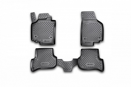 Коврики в салон для SEAT Altea Freetrack 2007-2009, 4 шт. (полиуретан) NLC.44.06.210 в 
