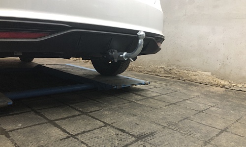 Установили фаркоп Лидер Плюс для Hyundai Solaris (седан) 2024 г.в.