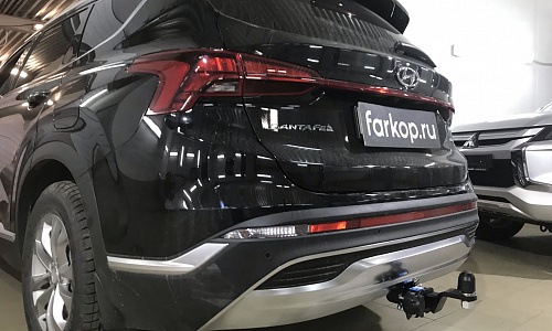 Установили фаркоп Baltex для Hyundai Santa Fe 2021 г.