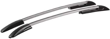 Рейлинги для Hyundai Solaris хэтчбек 2011-2017, анод серый матовый 0262-11 в 