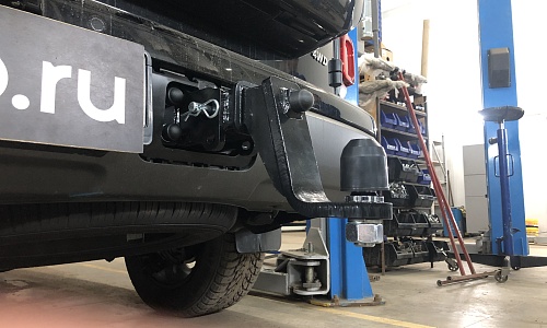 Установили фаркоп TowRus для Haval H9 2024 г.в.