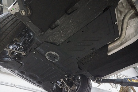 Защита картера двигателя и КПП для BMW X3 (G01) 2017-, V-20D.30i; 2 части 34.14k в 