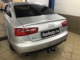 Установили фаркоп Steinhof для Audi A6 2011-2018 г. в.