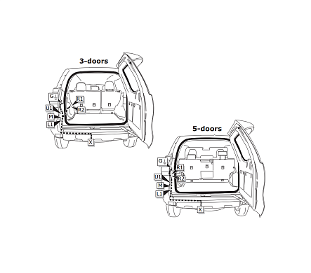 Электрика фаркопа Brink (7 pin) для Toyota Land Cruiser J150 2009- 754051 в 