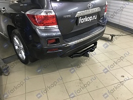 Установили фаркоп Baltex для Toyota Highlander 2011 г.в.
