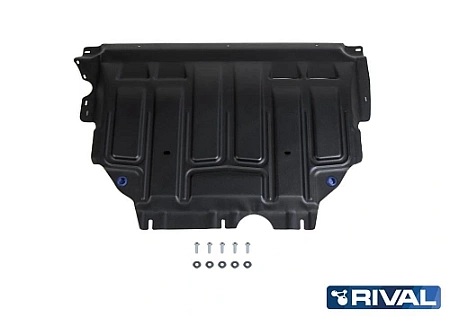 Защита картера и КПП RIVAL для Audi A3 2012-, V-1.2; 1.4; 1.8; привод-все 111.5128.1 в 