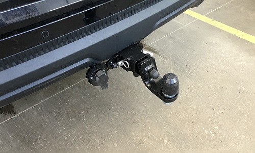 Установили фаркоп TowRus для Gac GS8 2023-2025 г.в.