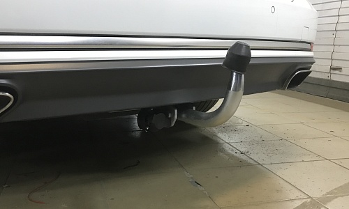 Установили фаркоп Galia для Audi A4 2016-2025 г.в.