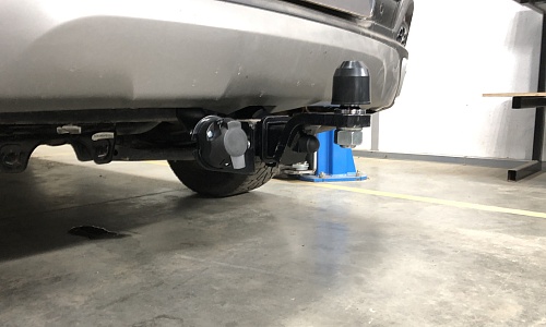 Установили фаркоп TowRus для Chery Tiggo 8 2024 г.в