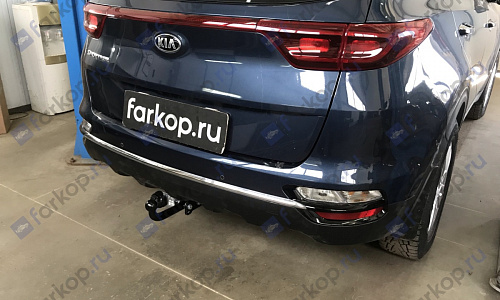Установили фаркоп Лидер Плюс для Kia Sportage 2021 г.в.