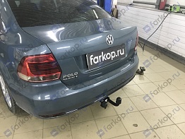 Установили фаркоп Уникар для Volkswagen Polo 2020 г.в.