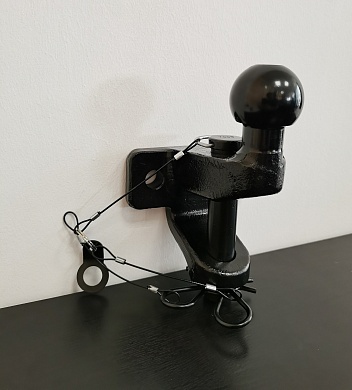 Шар фаркопа D (Pin & Ball) кованный черный D-0001 в 