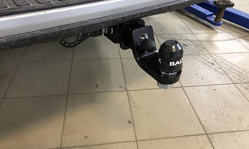 Установили фаркоп TowRus для Great Wall Poer 2021-2026 г.выпуска