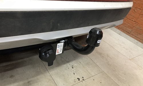 Установили фаркоп Oris для Jetta VS7 2019-2026 г. в.