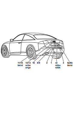 Электрика фаркопа Westfalia (13 pin) для Audi A4 2007-2015 305216300113 в 