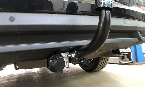 Установили фаркоп Oris для Skoda Rapid 2019 г.в.