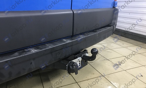 Установили фаркоп Лидер Плюс для Renault Master 2021 г.в.