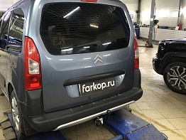 Установили фаркоп Лидер Плюс для Citroen Berlingo 2008-202 г. в.