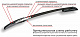 Рейлинги для Lada Granta седан с 2012 по наст., анод серый 0217-11