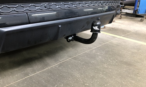 Установили фаркоп Steinhof для Audi Q7 2020-2026 г. в.