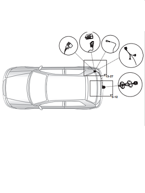 Электрика фаркопа Hak-System (7 pin) для Audi A4 2015-  12010526 в 