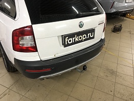 Установили фаркоп Galia для Skoda Octavia 2005-2013 г. в.
