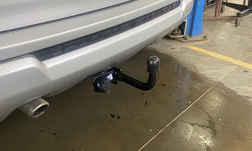 Установили фаркоп Berg для Renault Duster 2015-2021 г. в.