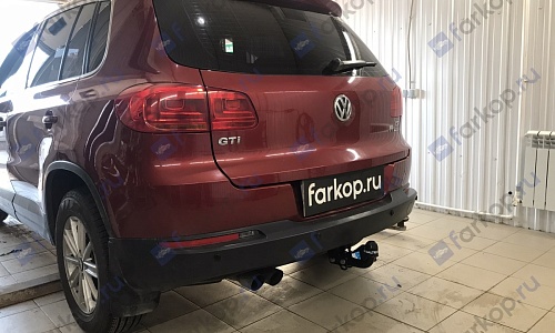 Установили фаркоп Baltex для Volkswagen Tiguan 2007-2017 г.в.
