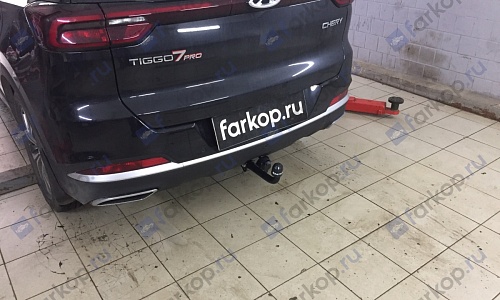 Установили фаркоп Baltex для Chery Tiggo 7 Pro 2020 г.в. Установили фаркоп Baltex для Chery Tiggo 7 Pro 2020 г.в.