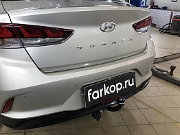 Установили фаркоп Oris для Hyundai Sonata 2017-2019 г. в.