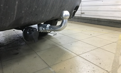 Установили фаркоп Лидер Плюс для Kia Sportage 2005-2010 г.в.