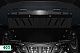 Комплект защит картера и крепеж для Lada Vesta (SW Cross) 2015-, 1.6 бен. МT/АT ECO.52.29.020