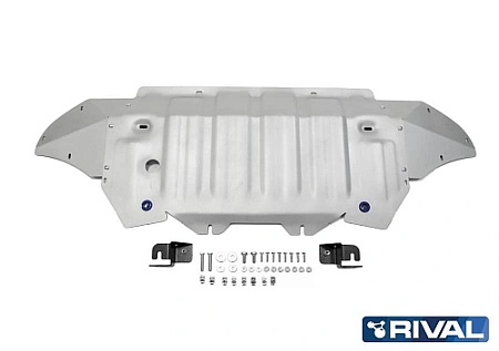 Защита радиатора и картера RIVAL для Audi Q7 2020-, V - 3.0d 333.0329.1 в 