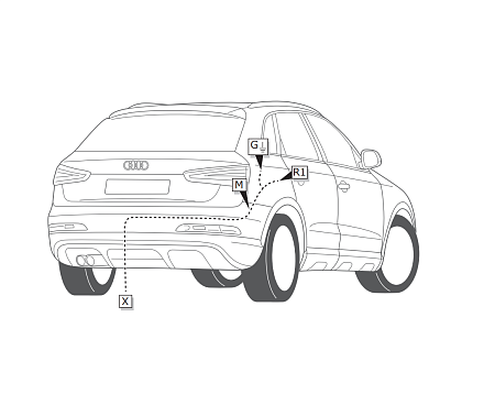 Электрика фаркопа Hak-System (13 pin) для Audi Q7 2015-2020 26010526 в 