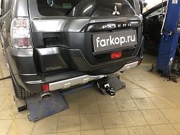 Установили фаркоп TowRus для Mitsubishi Pajero 2008-2026 г.в.