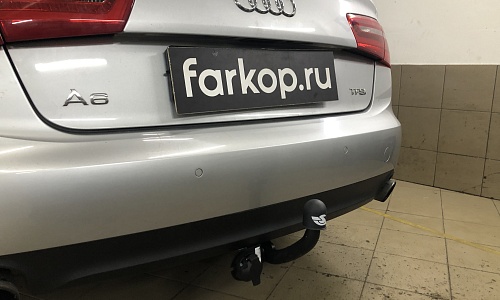 Установили фаркоп Steinhof для Audi A6 2011-2018 г. в.
