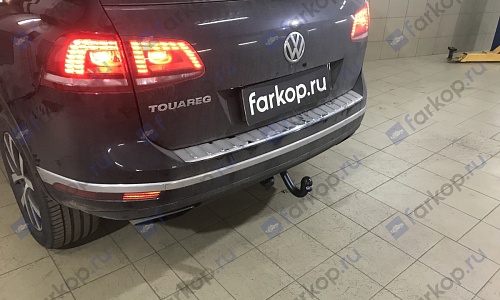 Установили фаркоп Oris для Volkswagen Touareg 2010-2018 г.в.