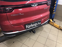 Установили фаркоп Baltex для Chery Tiggo 7 Pro 2020-2026 г. в.