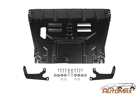 Защита картера и КПП AutoMax для Kia Seltos 2019-, V - 2.0; полный привод, 1.6 (123 л.с.)передний привод AM.2850.2 в 