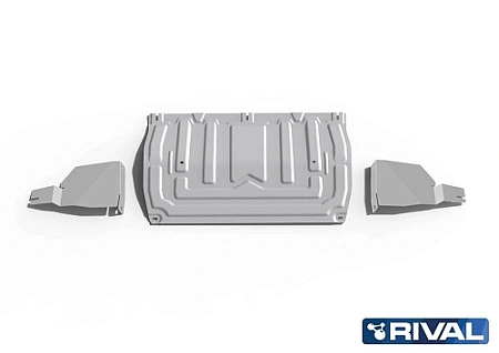 Защита картера, КПП, пыльники (2шт) RIVAL для Chery Tiggo 7 Pro 2020-, 1.5; 333.0922.2 в 
