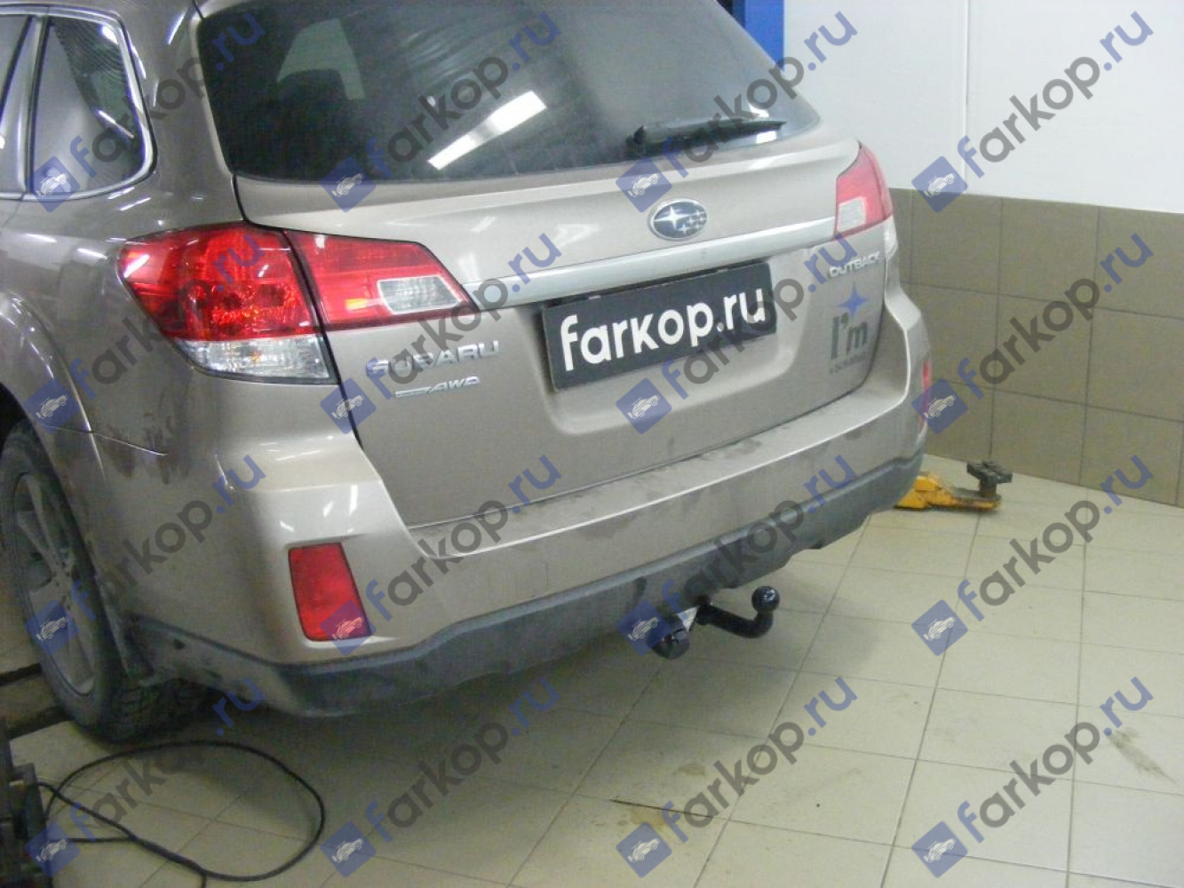 Фаркоп Лидер Плюс для Subaru Outback 2009-2015 S307-A в 
