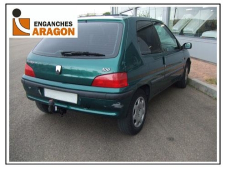 Фаркоп Aragon для Peugeot 106 (3,5 дв) 1996-2004 E1211AA в 
