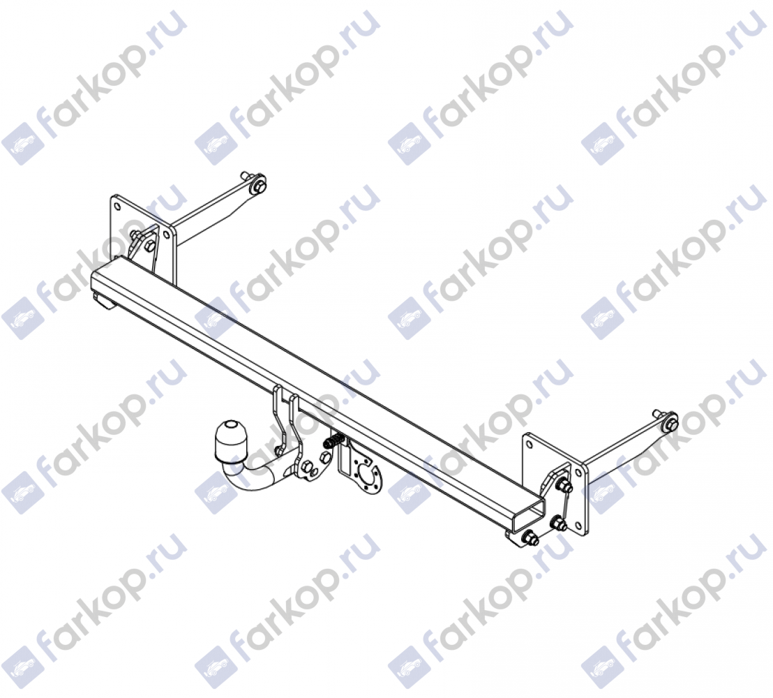 Штраф за фаркоп 2024. Фаркоп auto-hak для Toyota Yris 2005-2011.