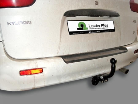 Фаркоп Лидер Плюс для Hyundai H1 1998-2004, (2WD, задняя рессорная подвеска)  H208-A в 