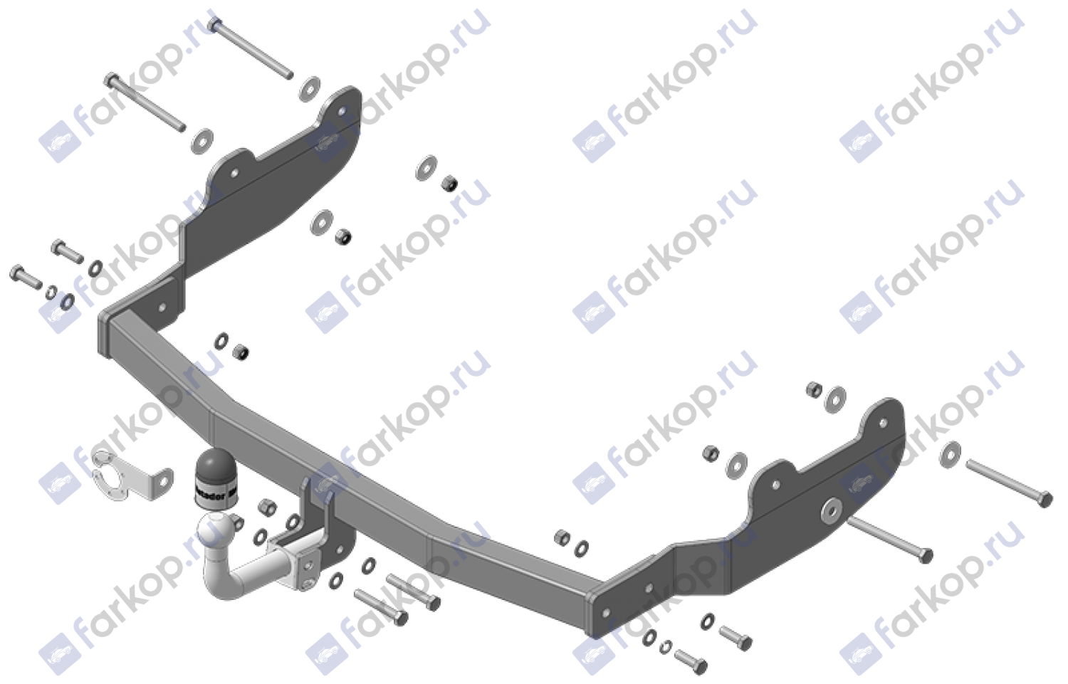 Фаркоп Motodor для Hyundai Staria 2022- 90917-A в 